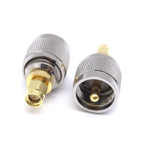 JX connector 2pcs RF Adapter PL259 SO239 to SMA male female for Motorola GP88S GP68 GP2000 GP328 GP338 Coaxial Cable Adapter