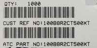 100B8R2CT500XT ATC100B8R2CT500XT 8.2PF 500V 1210 COO:USA