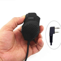 Baofeng Dual PTT Speaker Mic Microphone For Baofeng UV-82 Two Way Radio UV-82L UV-8D UV-89 UV-82HP Walkie Talkie Accessories