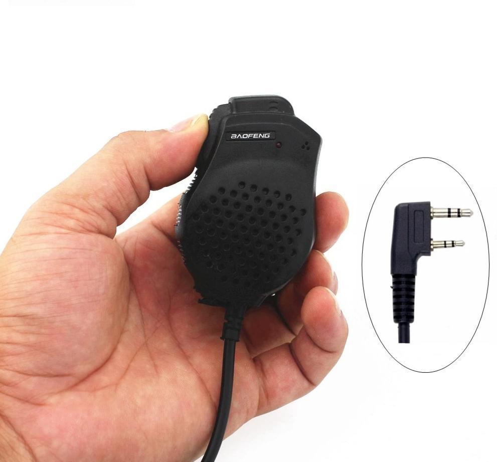 Baofeng Dual PTT Speaker Mic Microphone For Baofeng UV-82 Two Way Radio UV-82L UV-8D UV-89 UV-82HP Walkie Talkie Accessories