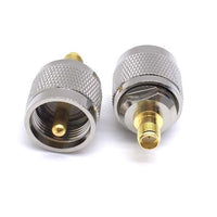 JX connector 2pcs RF Adapter PL259 SO239 to SMA male female for Motorola GP88S GP68 GP2000 GP328 GP338 Coaxial Cable Adapter