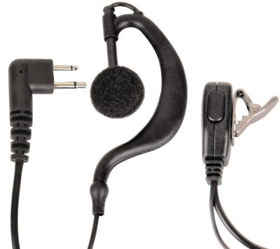 earhook type Earpiece Microphone Headset PTT for Motorola Two Way Radio Walkie Talkie CP040 CP125 CP140 CP180 CP185 CP300 M Plug