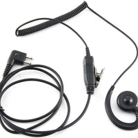 Walkie Talkie Earpiece Headset Swivel Earpiece Walkie Talkie Accessories with Microphone for Motorola Two Way Radio