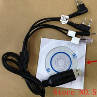 Four in One two way radio/car radios USB  programme cable  with CD for KENWOOD ,BAOFENG ,MOTOROLA,HYT etc