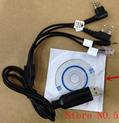 Four in One two way radio/car radios USB  programme cable  with CD for KENWOOD ,BAOFENG ,MOTOROLA,HYT etc