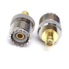 JX connector 2pcs RF Adapter PL259 SO239 to SMA male female for Motorola GP88S GP68 GP2000 GP328 GP338 Coaxial Cable Adapter