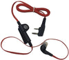 Red earpiece 2 pin K plug for baofeng kenwood puxing