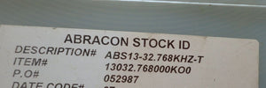 ABRACON	ABS13-32.768KHZ-T	crystals