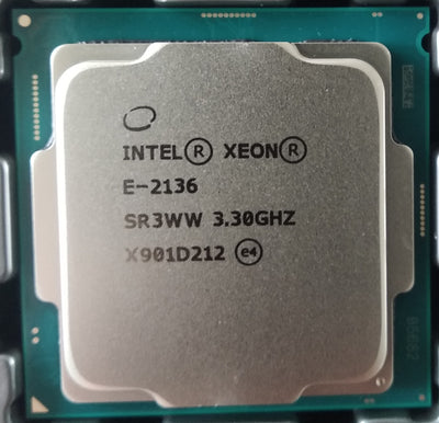 Intel Xeon E-2136 12M Cache 3.30 GHz 6 Cores Processor