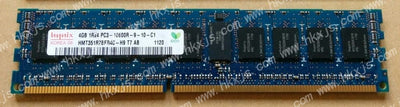 Hynix HMT351R7BFR4C-H9 4GB DDR3 1333MHz PC3-10600 ECC Registered CL9 240-Pin DIMM 1.35V memory module for Server