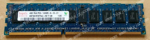 Hynix HMT351R7BFR4C-H9 4GB DDR3 1333MHz PC3-10600 ECC Registered CL9 240-Pin DIMM 1.35V memory module for Server