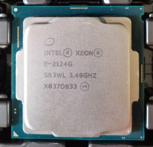 Intel Xeon E-2124G 8M Cache 3.40GHz 4 Cores Processor