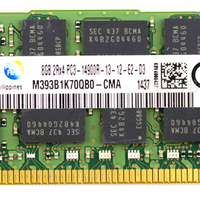 Samsung M393B1K70QB0-CMA 8GB 2Rx4 DDR3 1866MHz PC3-14900 ECC Registered CL13 240-Pin DIMM Memory Module for server