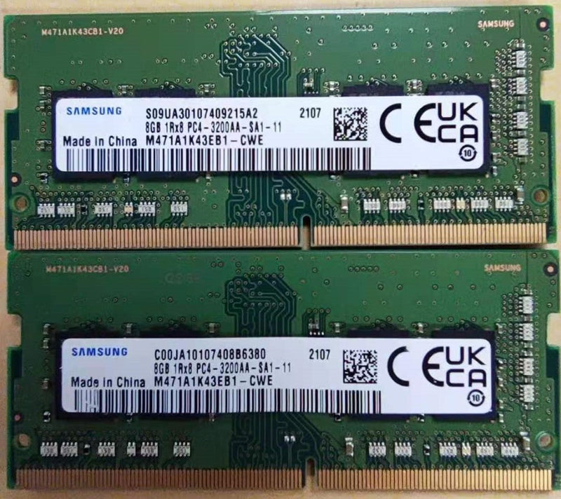 Samsung M471A1K43EB1-CWE DDR4 8GB 3200Mhz 1RX8 PC4-25600 non-ECC Unbuf |  Wilwin