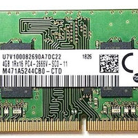 Samsung M471A5244CB0-CTD 4GB DDR4 2666MHz PC4-21300 non-ECC Unbuffered CL19 260-Pin SoDimm 1.2V Memory Module for Laptop