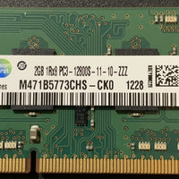 Samsung M471B5773CHS-CK0 2GB DDR3 1600MHz PC3-12800 non-ECC Unbuffered CL11 204-Pin SoDimm Memory Module for Laptop