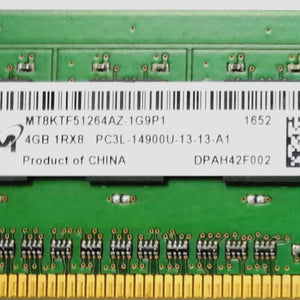 MICRON MT8KTF51264AZ-1G9P1 DDR3 4GB 1866Mhz 1Rx8 PC3-14900 DDR3-1866MHz non-ECC Unbuffered CL13 240-Pin DIMM 1.35V Memory module for Desktop