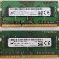 Micron MT8KTF51264HZ-1G9P1 4G DDR3L 1866 1RX8 PC3L-14900S For Laptop