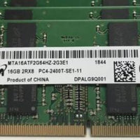 Micron DDR4 16G 2RX8 PC4-2400T-SE1-11 SO-DIMM MTA16ATF2G64HZ-2G3E1 for Laptop - a2zmemory