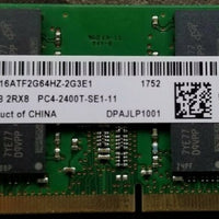 Micron DDR4 16G 2RX8 PC4-2400T-SE1-11 SO-DIMM MTA16ATF2G64HZ-2G3E1 for Laptop