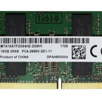 Micron MTA16ATF2G64HZ-2G6H1 16G 2Rx8 DDR4 2666 PC4-2666V For Laptop - a2zmemory