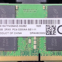 Micron MTA16ATF4G64HZ-3G2BZ DDR4 3200 32G 2RX8 PC4-3200AA For Laptop