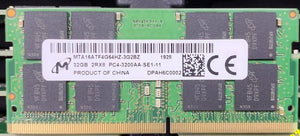 Micron MTA16ATF4G64HZ-3G2BZ DDR4 3200 32G 2RX8 PC4-3200AA For Laptop