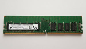 MICRON MTA18ASF1G72AZ-2G3B1ZI DDR4 16GB 2400Mhz 2Rx8 PC4-19200 DDR4-2400MHz ECC Unbuffered CL17 288-Pin DIMM 1.2V Memory module for Server