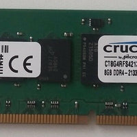 MTA18ASF1G72PZ-2G1A2 Micron 8GB DDR4 2133MHz PC4-17000 Registered ECC CL15 288-Pin DIMM 1.2V Memory Module for Server