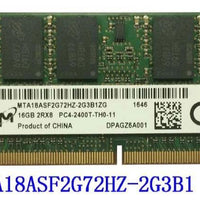 Micron MTA18ASF2G72HZ-2G3B1 16G DDR4 2666 2RX8 PC4-2666V ECC NAS 1.2v For Laptop - a2zmemory