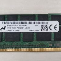 MICRON MTA36ASF4G72LZ-2G3B1 DDR4 32GB 2400Mhz 4Rx4 PC4-19200 DDR4-2400MHz Registered ECC CL17 288-Pin LRDIMM 1.2V Memory module for Server