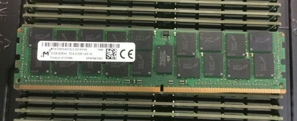 MICRON MTA72ASS4G72LZ-2G1A1HG DDR4 32GB 2133Mhz 4DRx4 PC4-17000 DDR4-2133MHz Registered ECC CL15 288-Pin LRDIMM 1.2V Memory module for Server