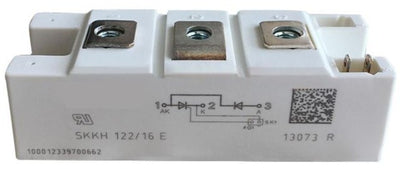 SKKH122/16E Diode Modules 129A 1600V SCR-DIODE