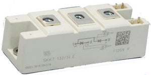 SKKT132/08E SKKT132/14E SKKT132/16E SEMIPACK® 2 Thyristor Modules