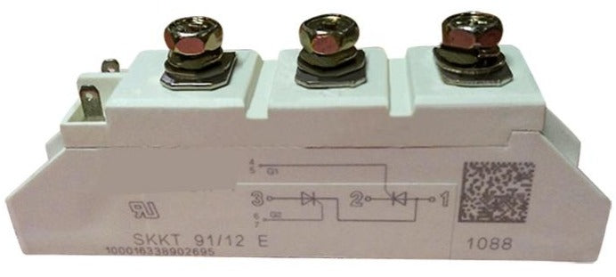 SKKT91/12D POWER MODULE 95A 1600V 1200V DUAL-SCR