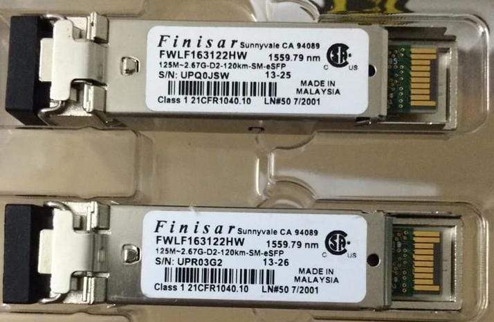 FWLF163122HW Finisar 125M-2.67G-D2-120km-1559.79nm CWDM