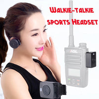 Walkie Talkie Bluetooth Sports Headset Running Earphone Two Way Radio Wireless Cycling Headphones For Motorola Baofeng Kenwood