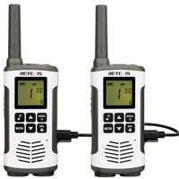 2pcs Retevis RT45 PMR446 Portable Two Way Radio Walkie Talkie 0.5W PMR 446MHz FRS VOX Rechargeable Battery For Motorola TLKR T50